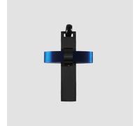 Kettenanhänger ADELIA´S "Unisex Anhänger - Kreuz Kreuzanhänger aus Edelstahl", schwarz, Schmuckanhänger, Damen, Edelstahl, Kettenanhänger, Ein stilvolles Geschenk für besondere Momente (35216932-0) sc