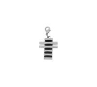 Kettenanhänger ADELIA´S "Unisex Anhänger - Kreuz Kreuzanhänger aus Edelstahl", silber, Schmuckanhänger, Damen, Edelstahl, Kettenanhänger, Eine schöne Geschenkidee für jeden Anlass (98359807-0) silber