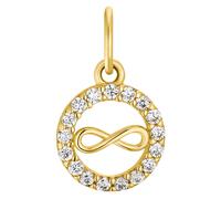 amor - Motivanhänger für Damen, Gold 375, Zirkonia synth. | Infinity Charms & Kettenanhänger