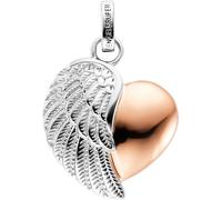 Engelsrufer Damen Herzflügel Anhänger für Halskette Bicolor aus Sterling Silber - Ösenverschluss - nickelfrei