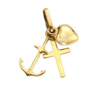 Kettenanhänger FIRETTI "Schmuck Geschenk Gold 333 Halsschmuck Anhänger für Halskette", gold (gelbgoldfarben), Schmuckanhänger, Damen, Gelbgold 333, 0,6 g, Kettenanhänger (20402124-0)