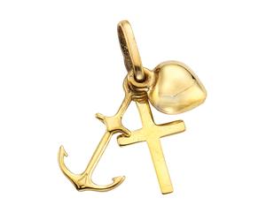 Kettenanhänger FIRETTI "Schmuck Geschenk Gold 333 Halsschmuck Anhänger für Halskette", gold (gelbgoldfarben), Schmuckanhänger, Damen, Gelbgold 333, 0,6 g, Kettenanhänger (20402124-0) gelbgoldfarben