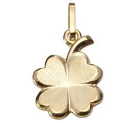 Kettenanhänger FIRETTI "Schmuck Geschenk Gold 333 Halsschmuck Anhänger für Halskette Kleeblatt", gold (gelbgoldfarben), Schmuckanhänger, Damen, Gelbgold 333, 0,75 g, Kettenanhänger (55503568-0) gelbgo