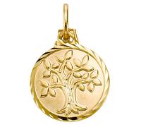 Kettenanhänger FIRETTI "Schmuck Geschenk Gold 333 Halsschmuck Anhänger Halskette Baum", gold (gelbgoldfarben), Schmuckanhänger, Damen, Gelbgold 333, 0,9 g, Kettenanhänger (39925310-0) gelbgoldfarben