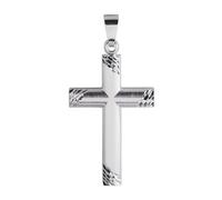 Kettenanhänger FIRETTI "Schmuck Geschenk Silber 925 Halsschmuck Anhänger Kreuz", silber (silberfarben), Schmuckanhänger, Damen, Silber 925 (Sterlingsilber), 2,2 g, Kettenanhänger (228578-0) silberfarb