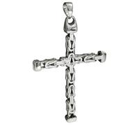 Kettenanhänger FIRETTI "Schmuck Geschenk Silber 925 Halsschmuck Anhänger Kreuz", silber (silberfarben), Schmuckanhänger, Herren, Silber 925 (Sterlingsilber), 16,1 g, Kettenanhänger, Made in Germany (3