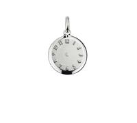 Kettenanhänger FIRETTI "Schmuck Geschenk Silber 925 Halsschmuck Anhänger Uhr", silberfarben, Schmuckanhänger, Damen, Silber 925 (Sterlingsilber), 1,35 g, Kettenanhänger (64215408-0) silberfarben