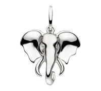 Kettenanhänger JOBO "Anhänger Elefant", silber (silber 925), Schmuckanhänger, Damen, Silber 925 (Sterlingsilber), Kettenanhänger, 925 Silber (91185257-0) silber 925