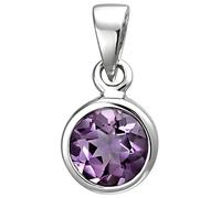 Kettenanhänger JOBO "Anhänger mit Amethyst", lila (lila, lila), Schmuckanhänger, Damen, Silber 925 (Sterlingsilber), Kettenanhänger, 925 Silber (75772442-0) lila, lila