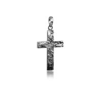 KUZZOI Anhänger Herren Kettenanhänger Kreuz Matt 925 Silber Herrenschmuck Produkte (1.0 pieces)