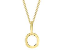 Kettenanhänger ONE ELEMENT "Buchstaben Anhänger aus 333 Gelbgold", gold, Schmuckanhänger, Damen, BuchstabeOimSetmitHalskette, A, Gelbgold 333 Gold, Gelbgold 333, Gold, Kettenanhänger, das perfekte Geb