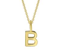 Kettenanhänger ONE ELEMENT "Buchstaben Anhänger aus 333 Gelbgold", gold, Schmuckanhänger, Damen, Buchstabe B im Setmit Halskette, A, Gelbgold 333 Gold, Gelbgold 333, Gold, Kettenanhänger, das perfekte
