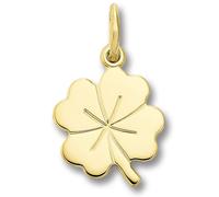 Kettenanhänger ONE ELEMENT "Kleeblatt Anhänger aus 333 Gelbgold", gold, Schmuckanhänger, Damen, Gelbgold 333 Gold, Gelbgold 333, Gold, Kettenanhänger, Damen Gold Schmuck Kleeblatt (18646541-0) gold