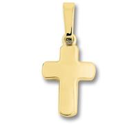 Kettenanhänger ONE ELEMENT "Kreuz Anhänger aus 333 Gelbgold Kreuz Anhänger aus 333 Gelbgold", gold, Schmuckanhänger, Damen, Gelbgold 333 Gold, Gelbgold 333, Gold, Kettenanhänger, Feine Gestaltung - ei