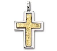 Kettenanhänger ONE ELEMENT "Kreuz Anhänger aus 925 Silber", silber, Schmuckanhänger, Damen, Silber 925 (Sterlingsilber), Kettenanhänger, Bedeutungsvoll & zeitlos - ein Begleiter mit Persönlichkeit (74