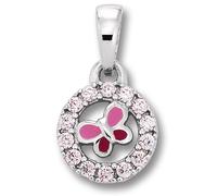 Kettenanhänger ONE ELEMENT "Zirkonia Schmetterling Anhänger aus 925 Silber", silber, Schmuckanhänger, Mädchen, Silber 925 (Sterlingsilber), Kettenanhänger, Damen Silber Schmuck Schmetterling (46961225
