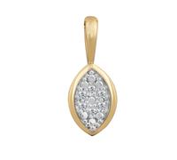 Orolino Anhänger 585/- Gold Brillant weiß 0,030ct. 0,9cm Damen