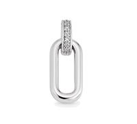 Kettenanhänger OROLINO "Gold 585 mit 7x Brillant zus. 0,035ct.", weiß, Schmuckanhänger, Damen, one-size, 0,04 SI = kleine Einschlüsse, Gold, 1 g, Kettenanhänger (92281941-0)