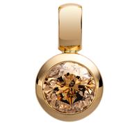 Kettenanhänger OROLINO "Gold 750 mit natürlichem Brillant 2,0 ct.", gelb (gelb, champagner), Schmuckanhänger, Damen, one-size, 2 P1 = bei 10-facher Vergrößerung erkennbare Einschlüsse, Gold, 2,7 g, Ke