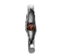 Kettenanhänger OSTSEE-SCHMUCK "- Gleiter-Hedi-Sarah Vicenca - Silber 925/000 - Bernstein" Gr. 46, silber (silber 925, silberfarben, weiß), Schmuckanhänger, Damen, Silber 925 (Sterlingsilber), Kettenan