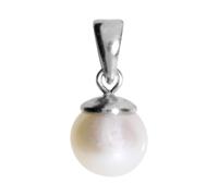 Kettenanhänger OSTSEE-SCHMUCK "- Ingrid 6 - Silber 925/000 - Zuchtperle" Gr. 13, silber (silber 925, silberfarben, weiß), Schmuckanhänger, Damen, Silber 925 (Sterlingsilber), Kettenanhänger (62554051-