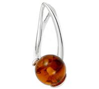 Kettenanhänger OSTSEE-SCHMUCK "- Melina - Silber 925/000 - Bernstein" Gr. 25, silber (silber 925, silberfarben, weiß), Schmuckanhänger, Damen, Silber 925 (Sterlingsilber), Kettenanhänger (32733464-25)