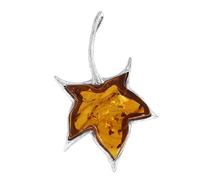 Kettenanhänger OSTSEE-SCHMUCK "Ostsee-Schmuck Anhänger Ahornblatt Anhänger Ahornblatt", weiß, Schmuckanhänger, Damen, 54x16mm, Silber 925 (Sterlingsilber), 2,1 g, Kettenanhänger (17217240-0) weiß