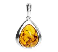 Kettenanhänger OSTSEE-SCHMUCK "Ostsee-Schmuck Anhänger Angelina Anhänger Angelina", weiß, Schmuckanhänger, Damen, 26 x 15mm, Silber 925 (Sterlingsilber), 2,3 g (15534811-0) weiß