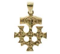 Ostsee-Schmuck Unisex-Anhänger 925/000 Sterlingsilber vergoldet