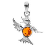 Kettenanhänger OSTSEE-SCHMUCK "Ostsee-Schmuck Anhänger Kolibri Anhänger Kolibri", weiß, Schmuckanhänger, Damen, 28 x 20mm, Silber 925 (Sterlingsilber), 2,2 g, Kettenanhänger (18543010-0) weiß