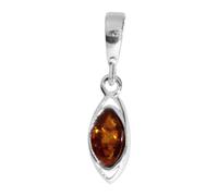 Kettenanhänger OSTSEE-SCHMUCK "Ostsee-Schmuck Anhänger Telia Anhänger Telia", weiß, Schmuckanhänger, Damen, 23x6mm, Silber 925 (Sterlingsilber), 0,8 g, Kettenanhänger (64300629-0) weiß