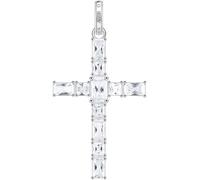Kettenanhänger THOMAS SABO "Schmuck Silber 925 Anhänger Kreuz", silber (silberfarben, kristallweiß, kristallweiß), Schmuckanhänger, Damen, Silber 925 (recycelt), 4,73 g, Kettenanhänger, mit Zirkonia (