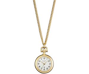 Kettenuhr REGENT "P765-32793049", gold (goldfarben), Taschenuhren, Damen, Quarzuhr, Damenuhr, Acrylglas (64024229-0) goldfarben