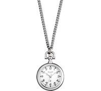 Kettenuhr REGENT "P766", silber (edelstahlfarben), Taschenuhren, Damen, Quarzuhr, Damenuhr (52720435-0) edelstahlfarben