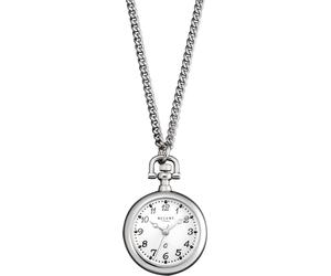 Kettenuhr REGENT "P766", silber (edelstahlfarben), Taschenuhren, Damen, Quarzuhr, Damenuhr (52720435-0) edelstahlfarben