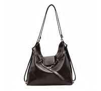 Kexpery Hobo Tasche aus PU mit Gürtel, Schnalle, Schultertasche, Damen, Handtasche, groß, für Büro, Reise, Shopping, elegant, coffee