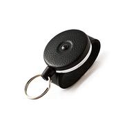 KEY-BAK 0481-819 Schlüsselrolle stabil Kevlarseil mit Lederschlaufe schwarz, KB 481 Black, mehrfarbig