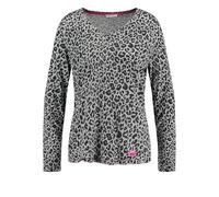 KEY LARGO Damen Langarm-Shirt Leona (DE/NL/SE/PL, Alphanumerisch, L, Regular, Regular, Silver)