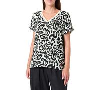 KEY LARGO Damen WB Lips v-Neck Bluse, Khaki (1505), Medium