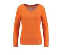 KEY LARGO Damen Women WKN Mila v-Neck Pullover, neon orange (1396), Large