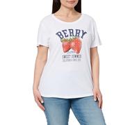 KEY LARGO Damen WT Berry Round T-Shirt, White (1000), Large