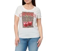 KEY LARGO Damen WT Dessert Round T-Shirt, Offwhite (1001), Medium