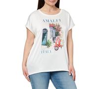 KEY LARGO Damen WT Italy Round T-Shirt, Offwhite (1001), M