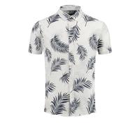 KEY LARGO Herren Activity 1/2 Patterned Hemd, Blau, XL