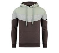KEY LARGO Herren Brainstorm Hoodie Sweatshirt, Faded Moss-Anthra Mel. (2599), M