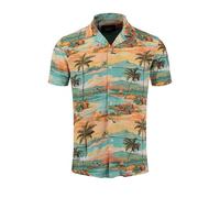 KEY LARGO Herren KLCABANA 1/2 paaterned Hemd, Multicolor (991), 56