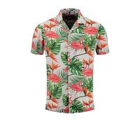 KEY LARGO Herren KLKEYS 1/2 Patterned Hemd, White (1000), XL