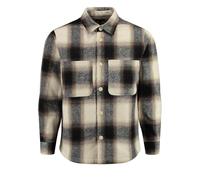 Key Largo Herren KLLUGANO 1/1 Checks Hemd, beige-Anthra (2040), S