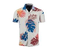 KEY LARGO Herren KLSPLASH 1/2 Patterned Hemd, White (1000), XL