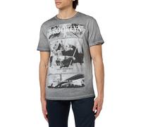 KEY LARGO Herren MT Human Nature Round T-Shirt, Silver (1107), M